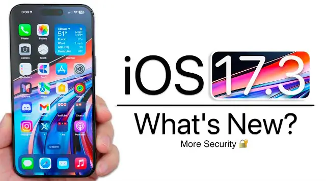 novidades do iOS 17.3
